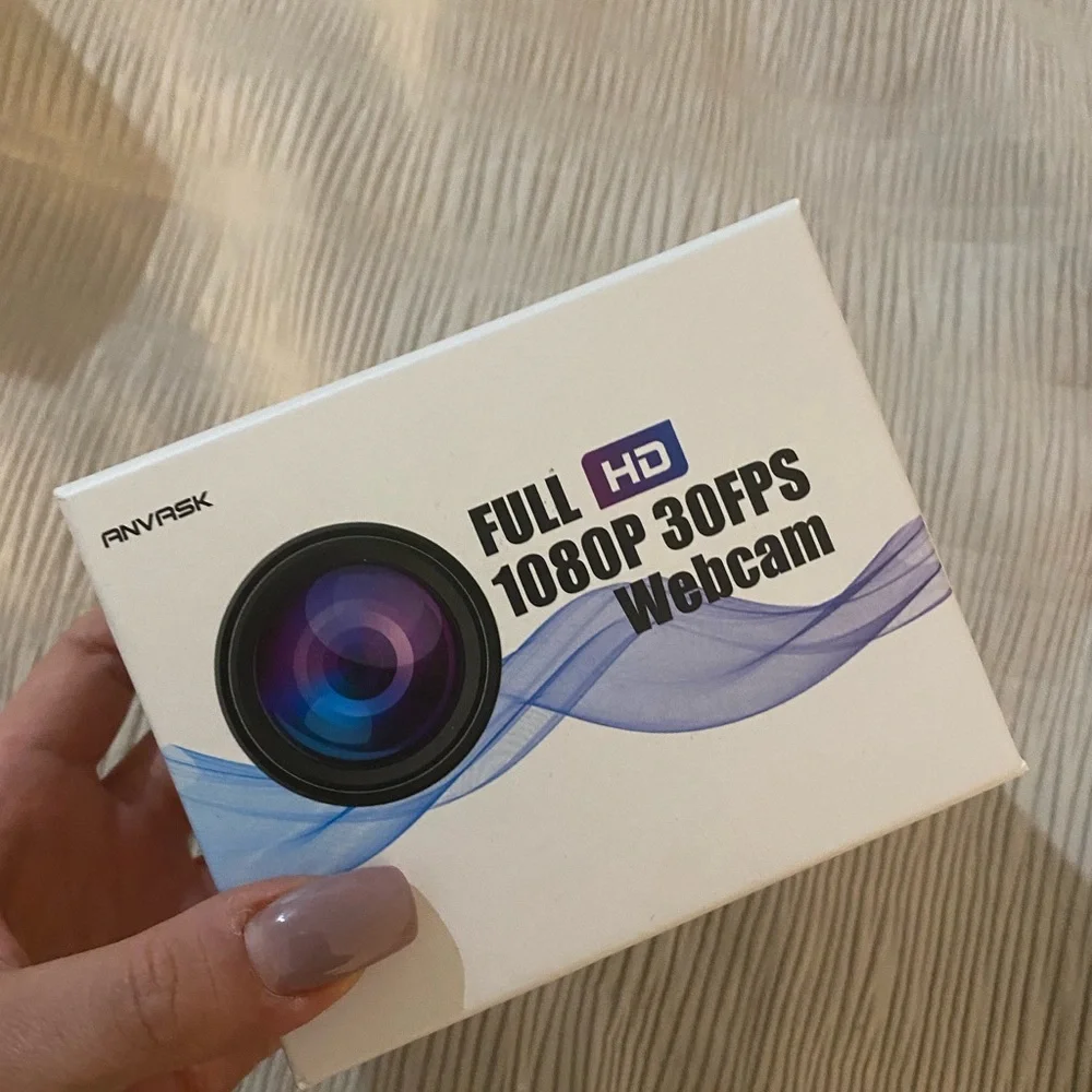 HD computer video webcam and tripod